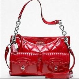 Coach Poppy Liquid Gloss Hippie Shoulder Handbag